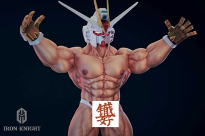 【預購】自由戰士（頭雕眼睛可亮燈）X IRON KNIGHT鐵騎士10