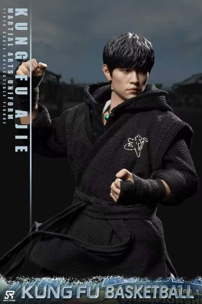 【預購】功夫灌籃 收藏級可動人偶手辦 阿傑【可動眼】X Reset-Studio7