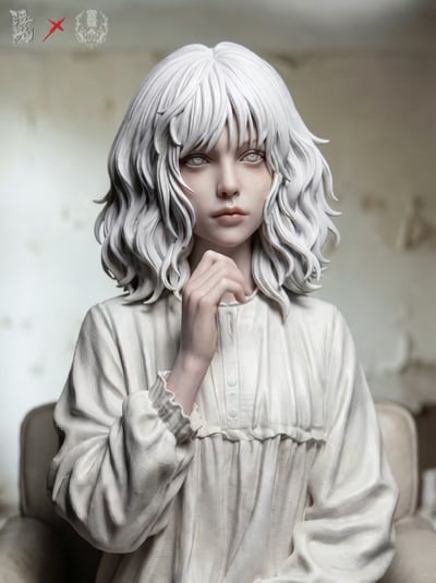 【預購】生化危機9 輕奢級別收藏作品003 艾米麗 X 浮光+霧霾工作室3