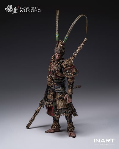 【預購】《黑神話：悟空》1/12可動人偶 大聖金甲套 X INART Action2