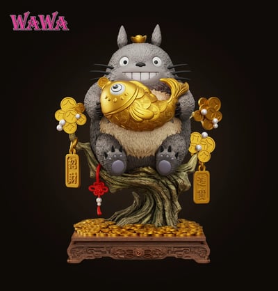 【現貨秒發】宮崎駿 招財龍貓 X WAWA-Studio4