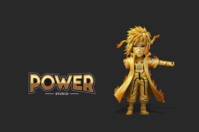 【補款】火影忍者 父子對拳 波風水門＆漩渦鳴人 X Power-Studio8