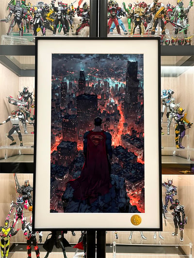 【預購】DC《Superman&蝙蝠俠》裝飾畫 X 星空工作室4