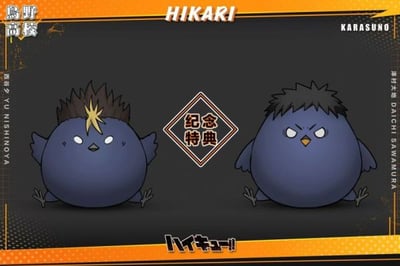 【現貨秒發】排球少年 烏野守護神 X HIKARI工作室11