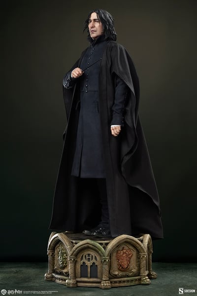 【售罄展示追加請私訊客服@toystationtw】哈利·波特 西弗勒斯·斯內普 混合材質雕像人偶 300051 X Sideshow10