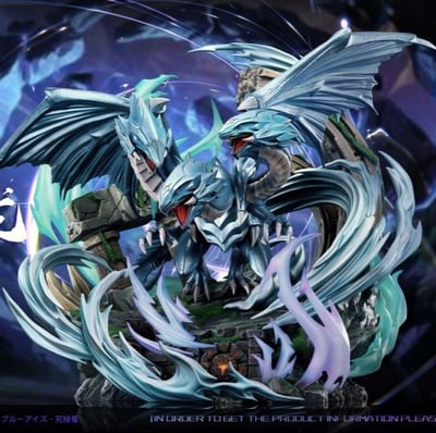 【現貨秒發】遊戲王 怪獸召喚系列 S級雕像 青眼究極龍的召喚 X DS工作室1