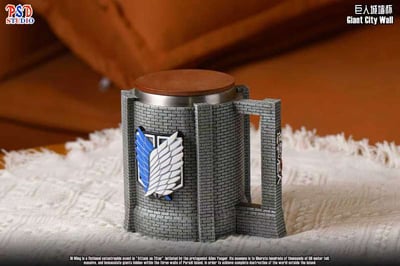 【預購】進擊的巨人 動漫水杯系列-巨人城牆杯 X PSD-Studio6