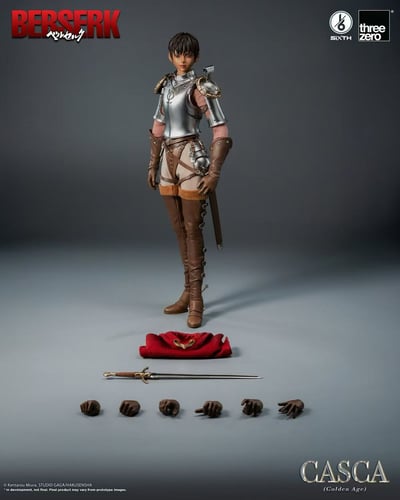【售罄展示追加請私訊客服@toystationtw】劍風傳奇 可動人偶 3Z09370W0 黃金時代 卡思嘉 X Threezero3