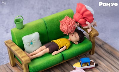 【現貨秒發】宮崎駿 桌面系列03 最溫柔的陪伴 波妞與宗介 X 物語工作室4