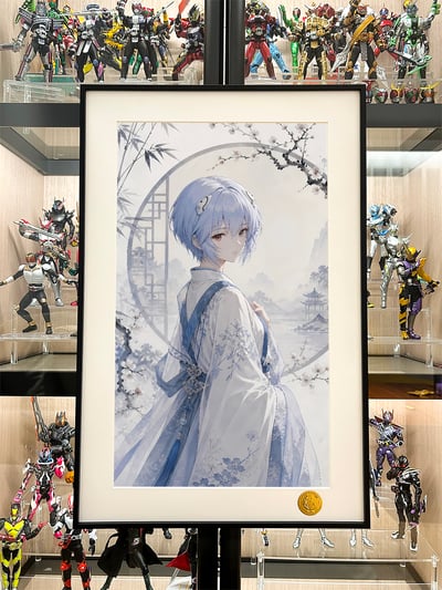 【預購】Eva新世紀福音戰士《國風綾波麗》動漫裝飾畫 X 星空工作室3
