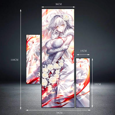 【預購】FGO 花嫁 白紗貞德三宮格 X 阿喵畫社4