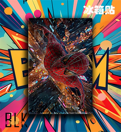 【預購】Marvel漫威《出擊蜘蛛俠》裝飾畫&冰箱貼 X 巴洛克工作室3