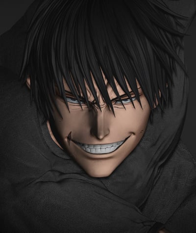 【售罄展示追加請私訊客服@toystationtw】咒術迴戰 天與暴君 伏黑甚爾 X ThreeArtisan 正版授權14