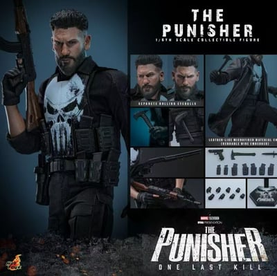 【預購】Marvel漫威《制裁者：最後一擊》可動人偶 TMS190 - 懲罰者 X HOTTOYS(HT)1