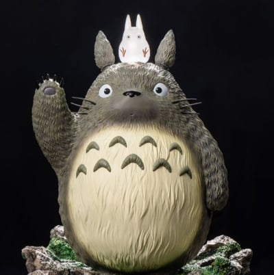 【現貨秒發】宮崎駿 揮手龍貓 擺件雕像 X 神隱工作室1