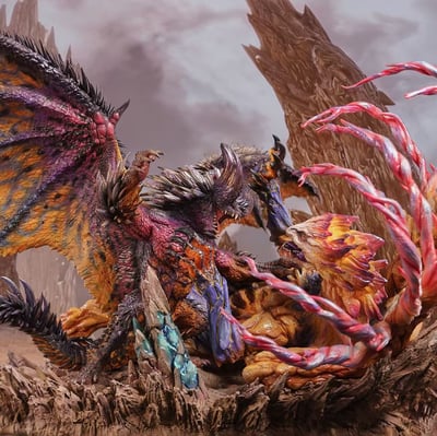 【預購】魔物獵人 奸世滅盡龍vs天地煌啼龍 X DragonFrontier龍之邊境1