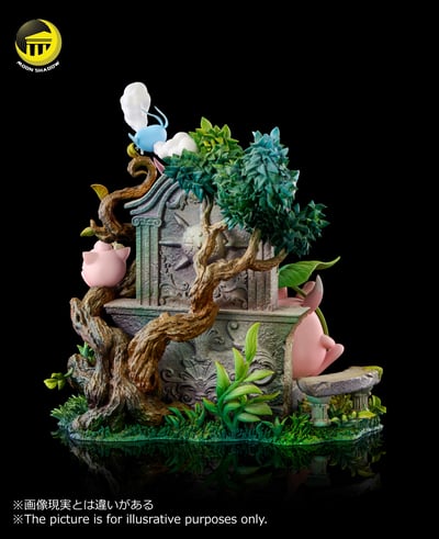 【預購】寶可夢 自然系列伊布第6彈-太陽伊布胖丁家族場景 X 月影殿6