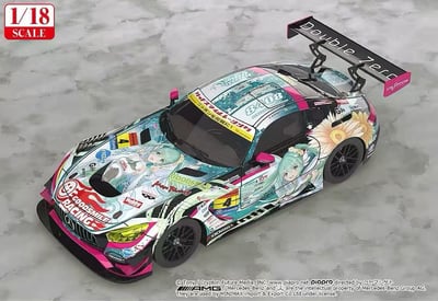 【售罄展示追加請私訊客服@toystationtw】Good Smile 初音未來 AMG 開幕戰痛車 車模 Ver. 再版 X GSC8