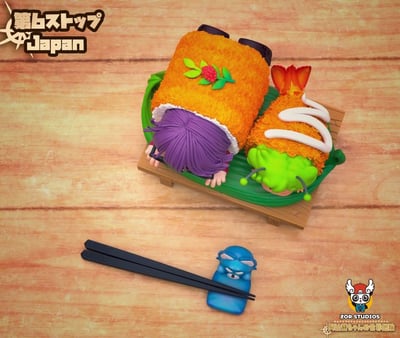 【補款】怪博士與機器娃娃 環球系列第八彈 日本壽司阿拉蕾 X ZOR-Studio5