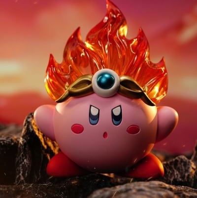 【代購】任天堂 星之卡比 圖鑒大集合第二彈 火焰卡比 X WAKUWAKU1