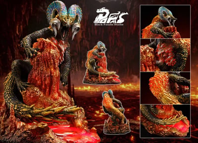 【預購】魔物獵人 絢輝龍 X BlackFatalis-Studio2