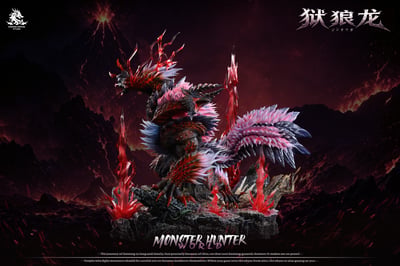 【預購】魔物獵人 大尺寸帶燈光 雷狼龍&獄狼龍&金雷公 X Dragon Realm7
