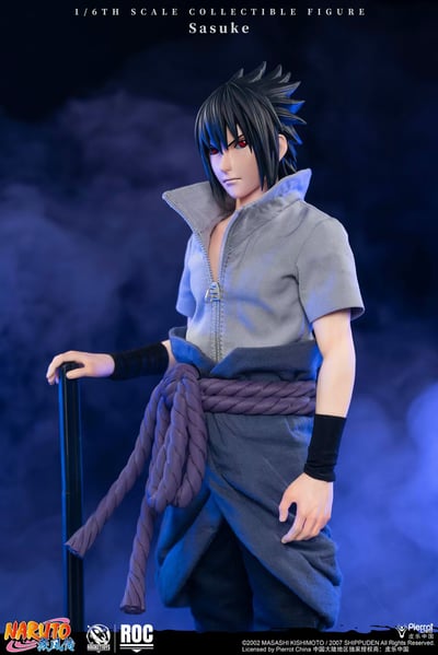 【預購】《火影忍者 疾風傳》1/6可動人偶 ROC-018 Sasuke宇智波佐助 X ROCKETTOYS9