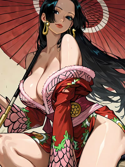 【預購】海賊王《和風漢考克》動漫裝飾畫 X 星空工作室6