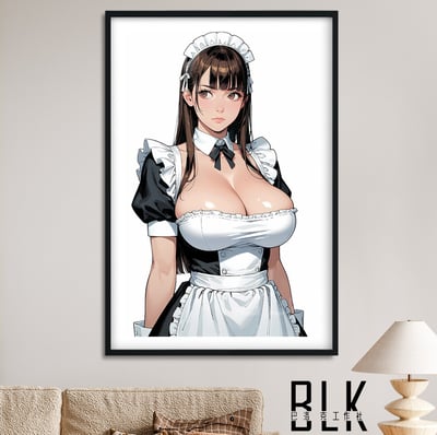 【預購】街頭霸王《黑衣女僕》動漫裝飾畫&冰箱貼 X 巴洛克工作室1