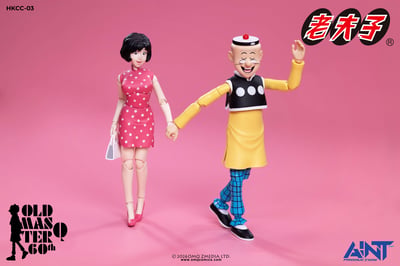 【售罄展示追加請私訊客服@toystationtw】老夫子60週年 HKCC-03 1/12秦先生及陳小姐套裝 X AINT Production6