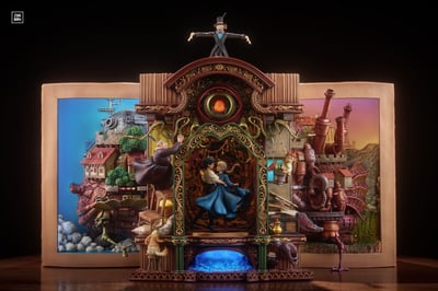 【現貨秒發】宮崎駿 美術館系列第④款 2004-霍爾的移動城堡 X ZUOBAN作伴2