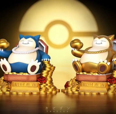 【預購】寶可夢 雙配色 富豪招財進寶-卡比獸 X 太陽模玩1