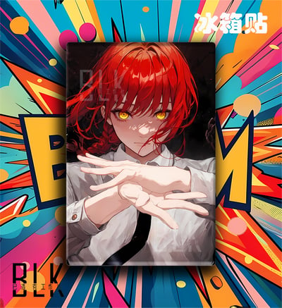 【預購】鏈鋸人《鏈鋸瑪奇瑪》動漫裝飾畫&冰箱貼 X 巴洛克工作室3