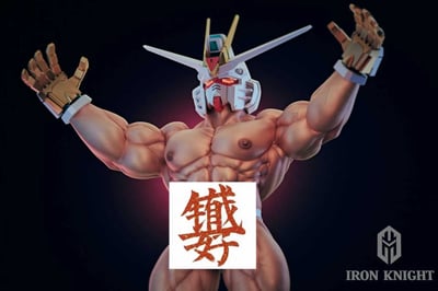 【預購】自由戰士（頭雕眼睛可亮燈）X IRON KNIGHT鐵騎士8