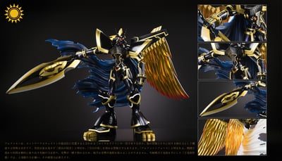【預購】數碼寶貝 雙配色 阿爾法獸 X 太陽模玩3