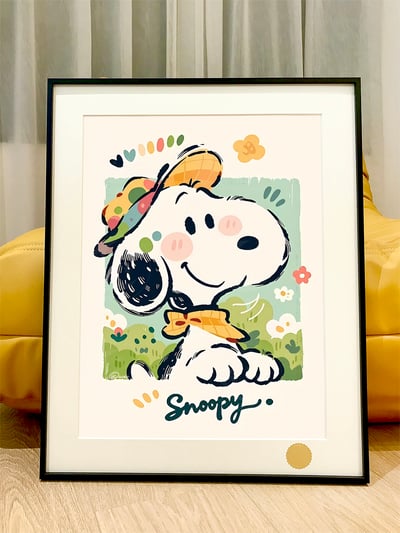【預購】史努比《Snoopy》裝飾畫 X 星空工作室3