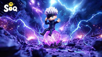 【預購】咒術迴戰 桌面小擺件第二彈 Q版五條悟 X SOQ-Studio2