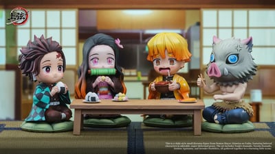 【預購】鬼滅之刃 Q版四小隻 彌豆子 炭治郎 善逸 伊之助 X 上弦Studio1