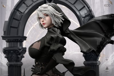 【預購】尼爾自動人形 白金花嫁系列第一彈 黑白婚紗-2B X KOD-Studio9