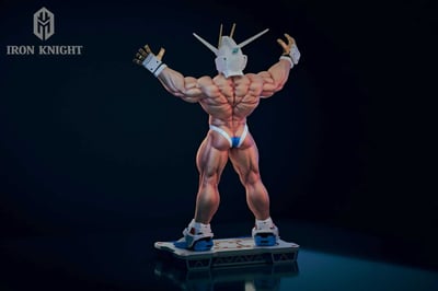 【預購】自由戰士（頭雕眼睛可亮燈）X IRON KNIGHT鐵騎士6
