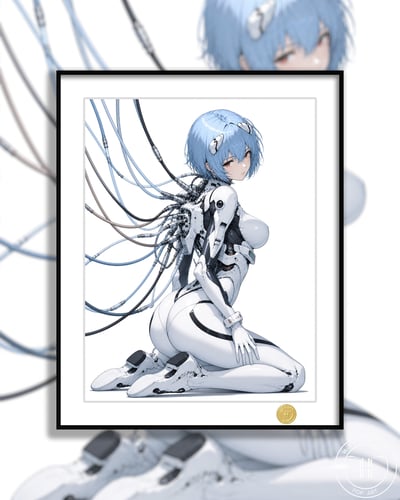 【預購】《EVAx攻殼機動隊》明日香&綾波零動漫裝飾畫 X H2工作室5
