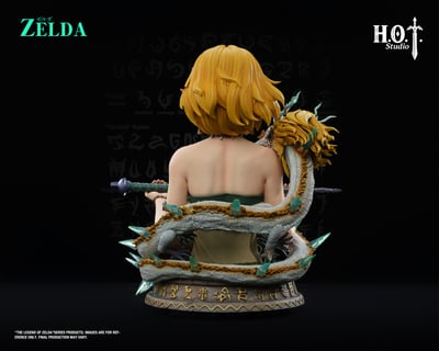 【預購】《薩爾達傳說：王國之淚》雙比例 塞爾達公主半身像 X HOT-Studio10