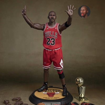 【預購】NBA 蠟像級人偶 RM-1058 邁克爾.喬丹 X ENTERBAY (EB)1