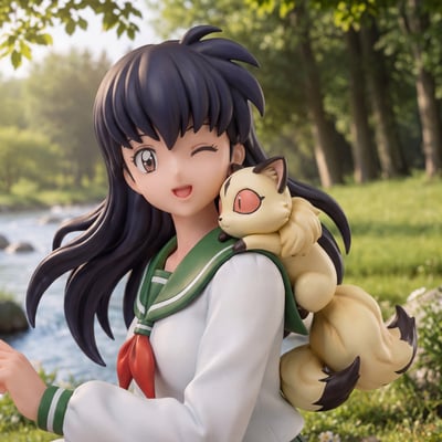 【預購】犬夜叉 林間野餐手辦 日暮戈薇&雲母 X LS-荔夏物語5