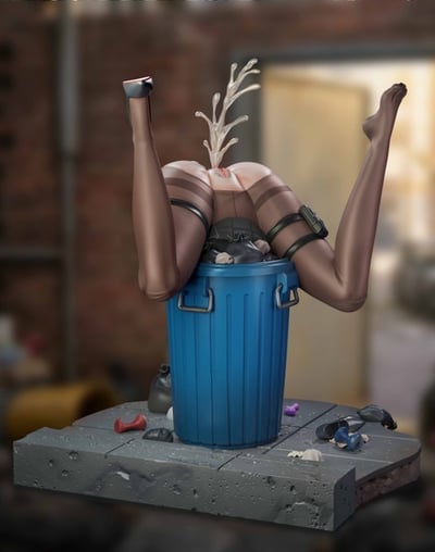 【預購】蔚藍檔案 1/6 垃圾桶調月莉音 X Murloc4