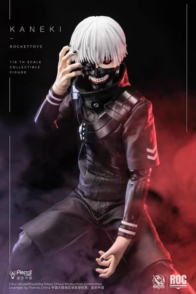 【售罄展示追加請私訊客服@toystationtw】東京喰種 1/6可動人偶 戰鬥服Ver. ROC-025 金木研 X Rocket Toys+皮樂中國 正版授權9