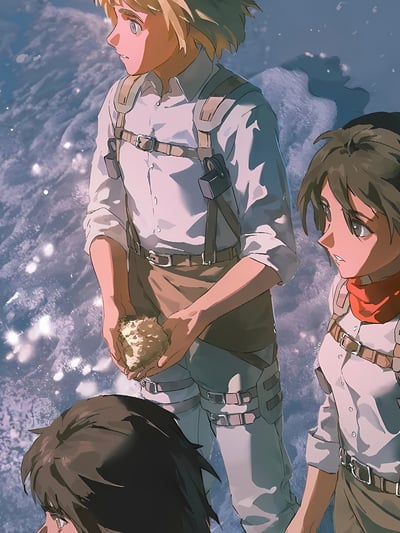 【預購】進擊的巨人《大海》動漫裝飾畫 X 星空工作室6
