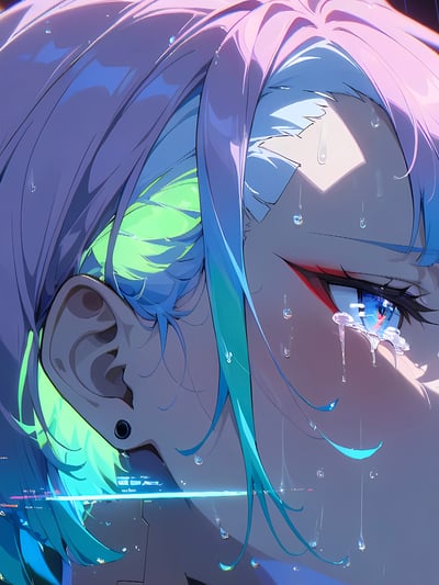 【預購】賽博朋克邊緣行者《露西之淚》動漫裝飾畫 X 星空工作室5