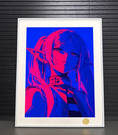 【預購】葬送的芙莉蓮《賽博芙莉蓮》二次元裝飾畫 X H2工作室3