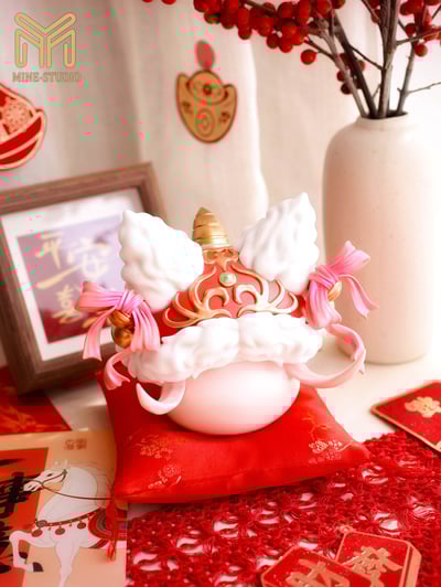 【預購】數碼寶貝 新春款系列 喵喵獸&滾球 X MINE圖鑒補全工作室7